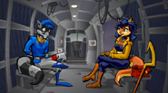 Carmelita Montoya Fox and Sly Cooper,Sly 2.