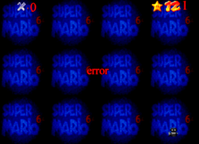 Error Screen Super Mario 64 S 95 07 29 Build Wiki Fandom Error Screen Super Mario 64 S 95 07 29 Build Wiki Fandom