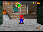 A view of the basement entrance from the direction of the sewers, from an unpersonalized ROM.