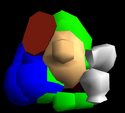 Luigi0.png (101 KB) An attempt at assembly with Luigi's model, perhaps rigged to Mario's which didn't work.