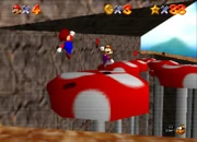 Youkiki Mario attacking the player