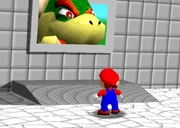 A screenshot of the Bowser Room.