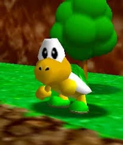 Koopa the Quick as they are seen in Super Mario 64.