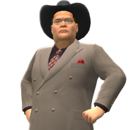 Jim Ross render in WWE 2K14.