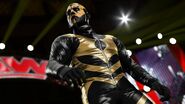 Goldust's in-game model in WWE 2K15.