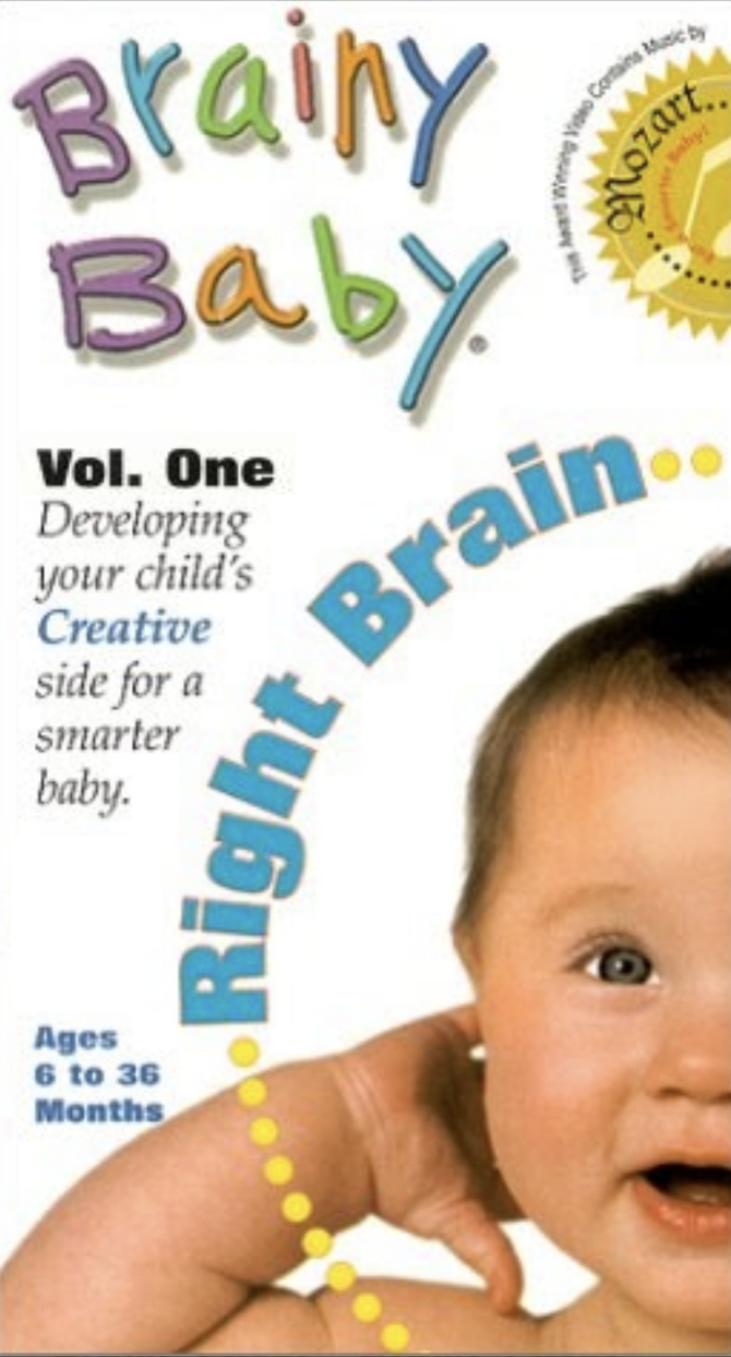 Brainy baby right brain toys clearance