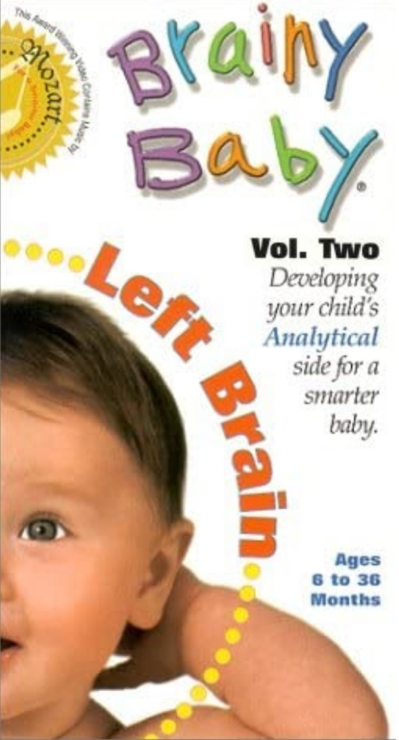 Brainy Baby: Vol. 2, Left Brain | Small Fry Productions Wiki | Fandom