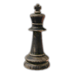 able-hedgehog44: White Chess King with cross, surrounded by black