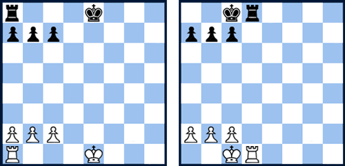 Chess long castling 