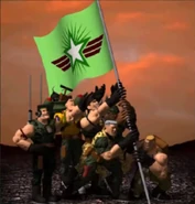 Commando victory screen in Small Soldiers: Squad Commander