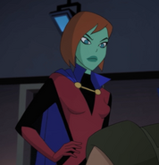 Daniela Bobadilla as the voice of Miss Martian in Justice League v. The Fatal Five (2018).