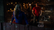 Clark and Kara say goodbye.