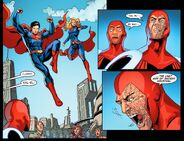 Supergirl and Superman arrive on New Krypton.