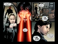 Clark Luthor kills Greg Arkin with his heat vision in the comics.