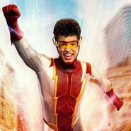 Jordan Fisher as Bart Allen/Impulse in The Flash (2021-2022)