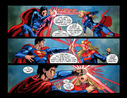 Clark manages to reason with Kara.