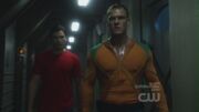 Aquaman and the Blur break in a VRA prison.