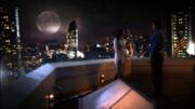 Clark and Lois on the Daily Planet rooftop