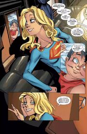 Kara admires Jon, and the resemblance he has with Kal-El as a baby.