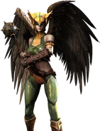Jennifer Hale as the voice of Hawkgirl in Injustice: Gods Among Us.