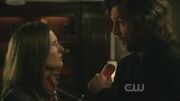 Earth-1 Martha confronts Earth-2 Lionel at the Earth-1 Luthor Mansion