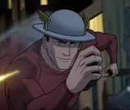 Armen Taylor as the voice of Jay Garrick/The Flash in Justice Society World War II (2021).