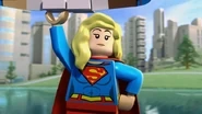 Jessica DiCicco as the voice of Supergirl in the Lego DC Comics Super Heroes film