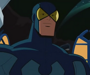 Wil Wheaton as the voice of Ted Kord/Blue Beetle in Batman: The Brave and the Bold.