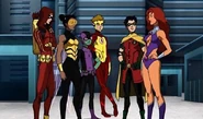 Original Titans in Teen Titans: The Judas Contract (2018)