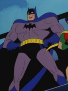 Gary Owens as the voice the 1950s style Batman in The New Batman Adventures episode "Legends of the Dark Knight".