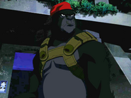 Dee Bradley Baker as the voice of Monsieur Mallah in Young Justice.