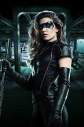 Juliana Harkavy as Dinah Drake/Black Canary in Arrow and other Arrowverse shows (2017-2020).