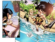 Steve meets Diana of Themyscira.