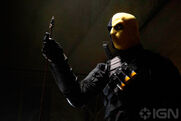 Jeffrey C. Robinson as William Wintergreen/Deathstroke in Arrow.