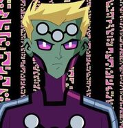 Adam Wylie as the voice of Brainiac 5 in Legion of Super-Heroes.