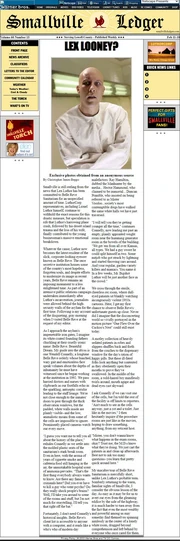 Smallville Ledger article.