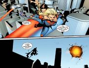 Kara saves the two civilians.