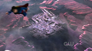 Clark as Superman.
