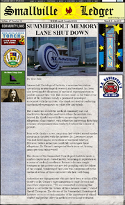 Smallville Ledger article on Summerholt closing.
