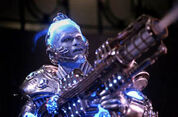 Arnold Schwarzenegger as Mr.Freeze in the film Batman & Robin.