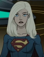 Meg Donnelly as the voice of Supergirl in Legion of Superheroes (2023)