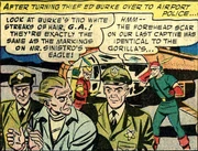 Ed Burke/The Eagle as he appears in the comics