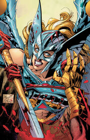 Shayera versus Hawkman.