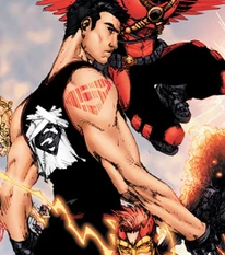 Conner's new look in Teen Titans.