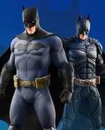 Batman skins (Comic Book version and The Dark Knight trilogy version) in Fortnite (2019)