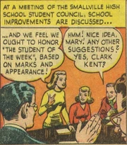 Mary from Adventure Comics #143 as she appears in the comics.