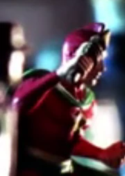 Starman action figure seen in Action.