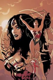 Wonder Woman as she appears in the comics.
