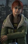 Kelsey Lansdowne as the voice of Barbara Gordon in Batman: Arkham Origins.