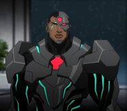 Shemar Moore as the voice of Cyborg in Justice League: War.